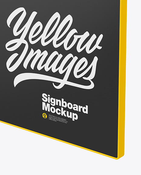 Signboard Mockup PSD #1