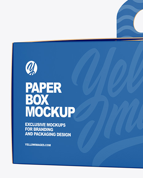 Paper Box Mockup PSD #2