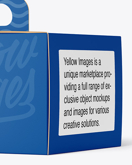 Paper Box Mockup PSD #1