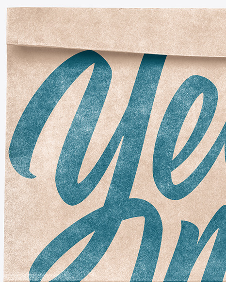 Kraft Paper Shopping Bag Mockup PSD #3