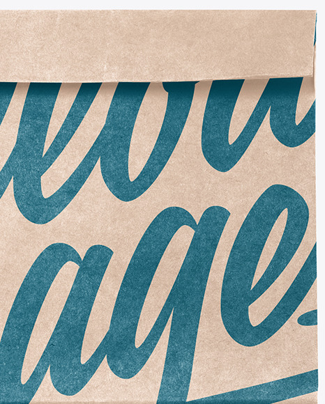 Kraft Paper Shopping Bag Mockup PSD #4