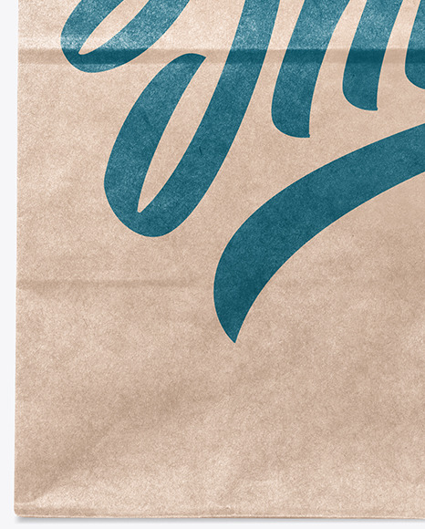 Kraft Paper Shopping Bag Mockup PSD #6