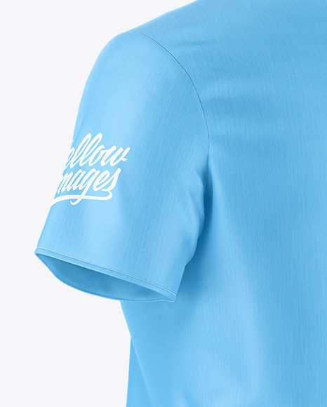Medical Shirt Mockup   Back Half Side View PSD #2