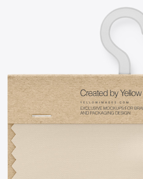 Swatch Card w  Kraft Cover Mockup PSD #1