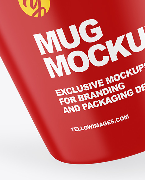 Matte Mug Mockup PSD #1