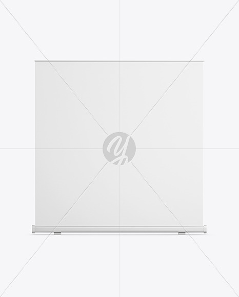 Roll up Banner Mockup PSD #3