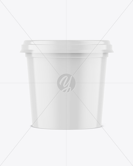 Glossy Plastic Cup Mockup PSD #3