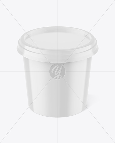 Glossy Plastic Cup Mockup PSD #3
