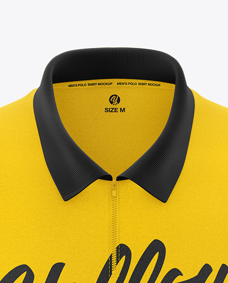Polo Shirt Mockup   Front View PSD #2