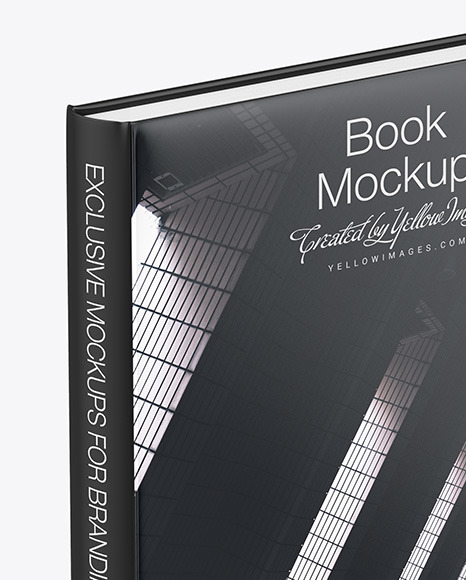 Glossy Hardcover Book Mockup PSD #3