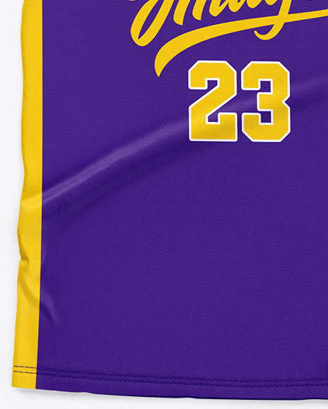 Basketball Kit Mockup   Top View PSD #4