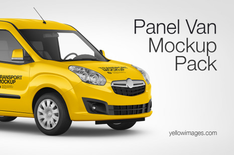 Panel Van Mockup Pack