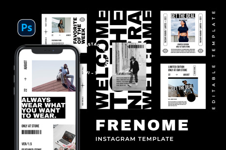 Frenome Instagram Template