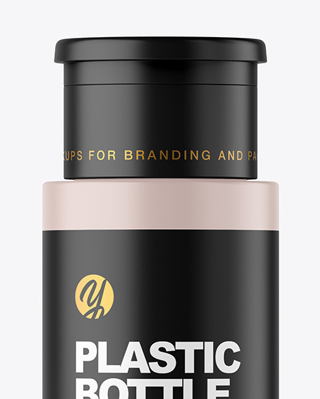 Matte Cosmetic Bottle Mockup PSD #5