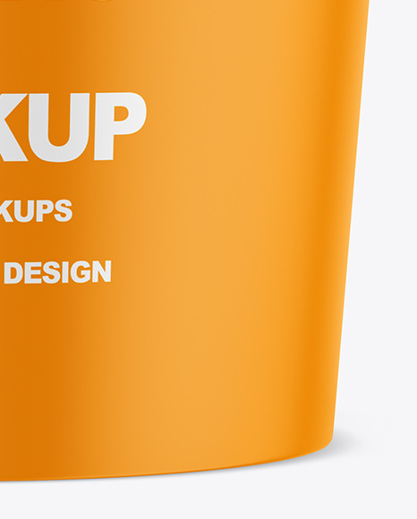 Matte Plastic Cup Mockup PSD #1