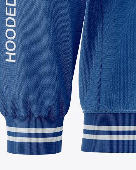 Hooded Windbreaker Mockup jacket 11908