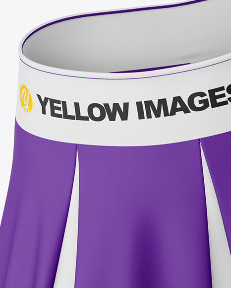 Cheerleader Costume Mockup – Front View PSD #6