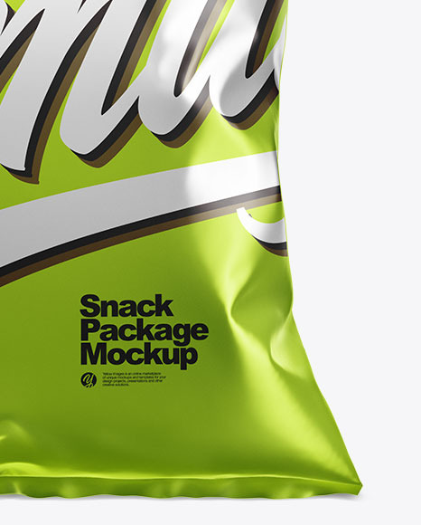 Metallic Snack Package PSD #6