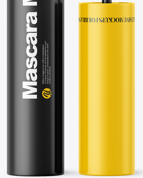 Mascara Tube Mockup PSD #1