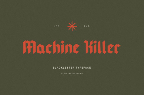 Machine Killer - Blackletter