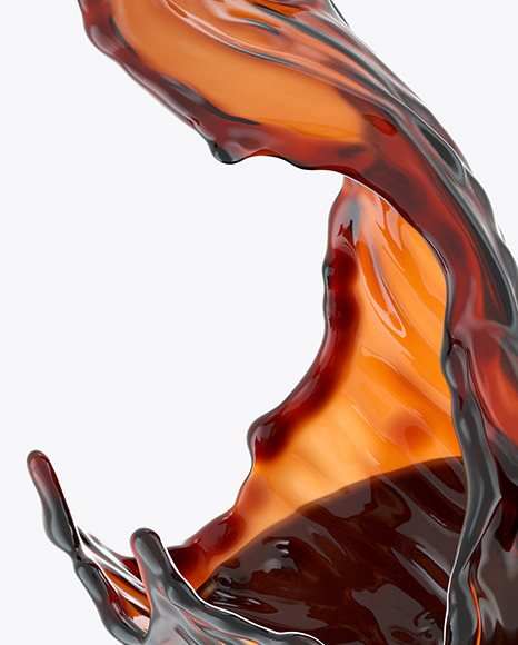 Ceramic Coffee Cup and Saucer w  Splash Mockup PSD #6