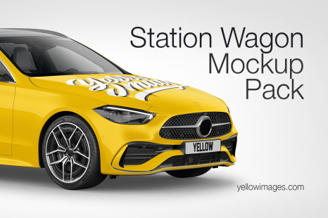 Station Wagon Mockup Pack