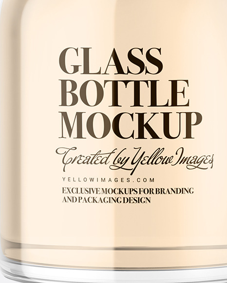 Glass Perfume Bottle Mockup PSD #2