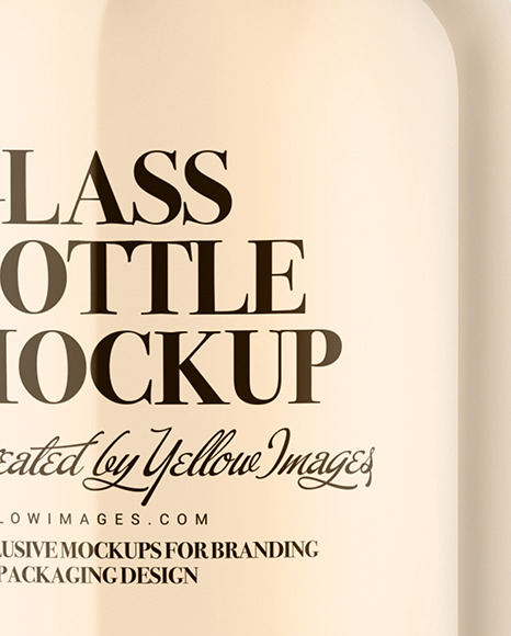 Glass Perfume Bottle Mockup PSD #1