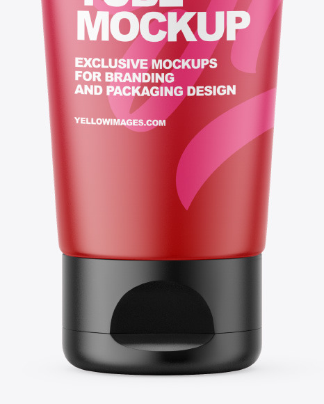Matte Tube Mockup PSD #1