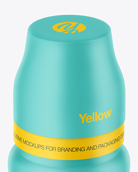 Matte Baby Bottle Mockup PSD #1