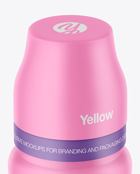 Matte Baby Bottle Mockup PSD #7