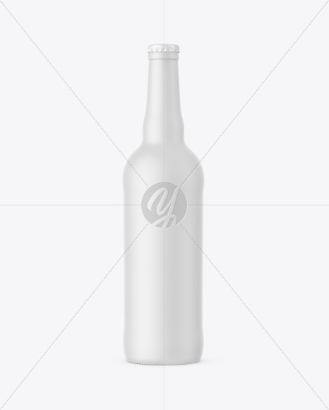 Ceramic Beer Bottle Mockup PSD #3