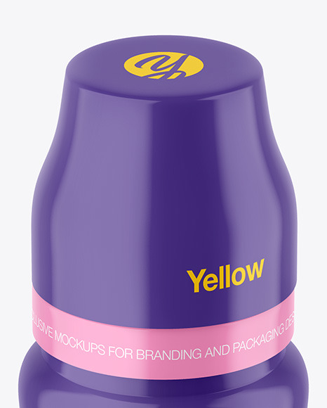 Glossy Baby Bottle Mockup PSD #1