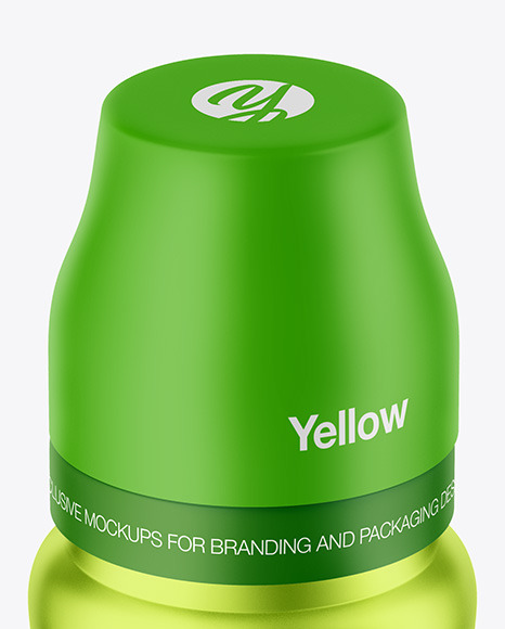 Matte Metallic Baby Bottle Mockup PSD #7