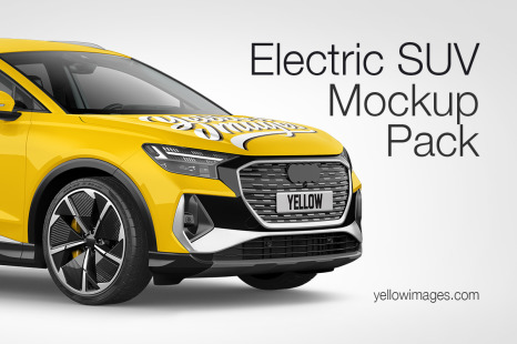 Electric Crossover SUV Mockup Pack