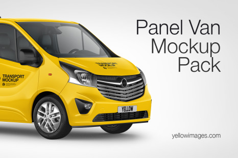 Panel Van Mockup Pack