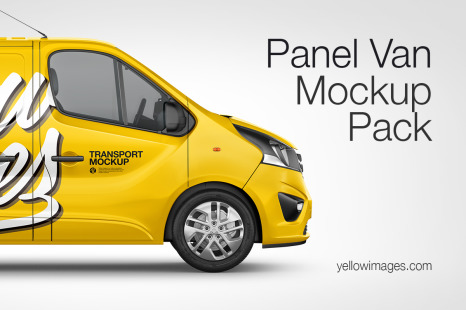 Panel Van Mockup Pack