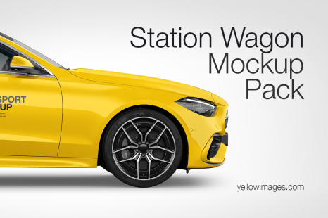 Station Wagon Mockup Pack