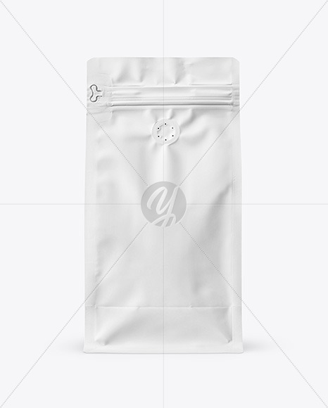 Matte Coffee Bag Mockup PSD #3
