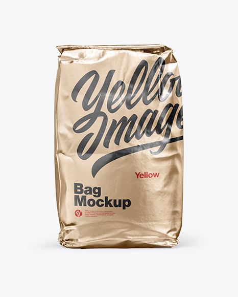 Matte Metallic Bag Mockup