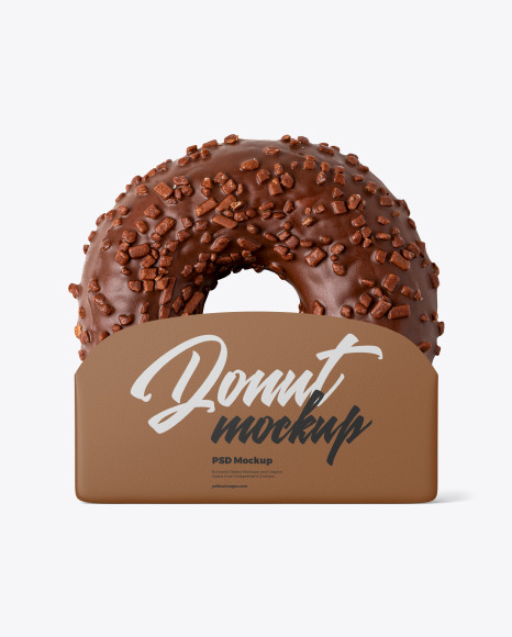 Donut with Holder Mockup PSD #2