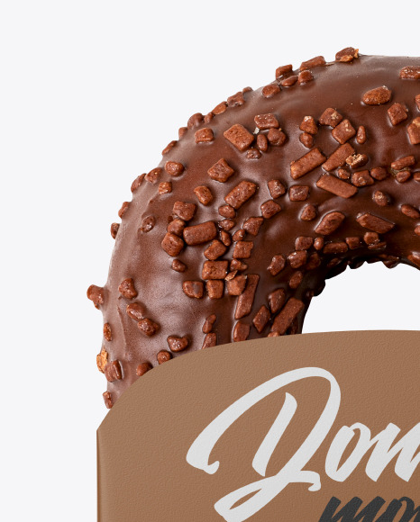 Donut with Holder Mockup PSD #1