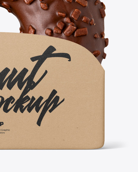 Donut with Holder Mockup PSD #6