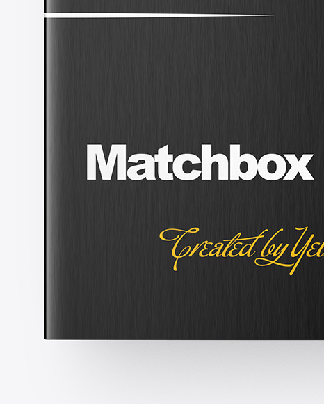 Match Box Mockup PSD #1