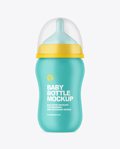 Matte Baby Bottle Mockup