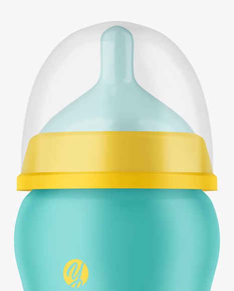 Matte Baby Bottle Mockup PSD #6