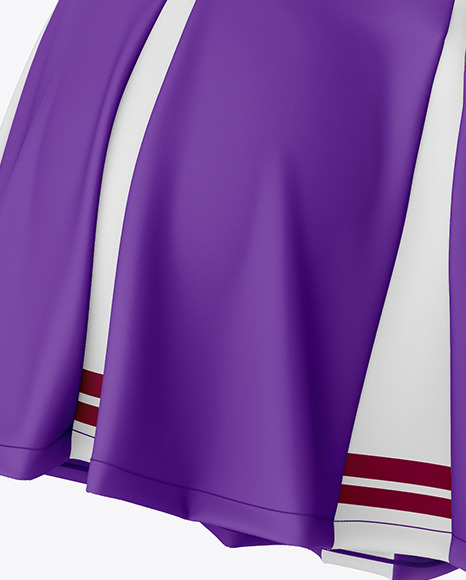 Cheerleader Costume Mockup – Back View PSD #7