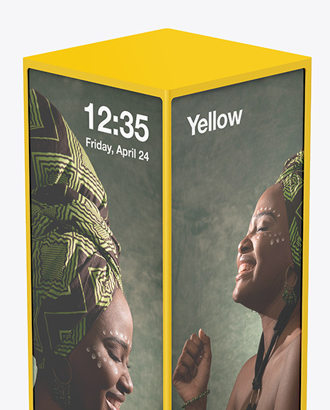 LED Citylight Stand Mockup PSD #2