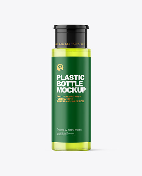 Color Plastic Cosmetic Bottle Mockup PSD #2