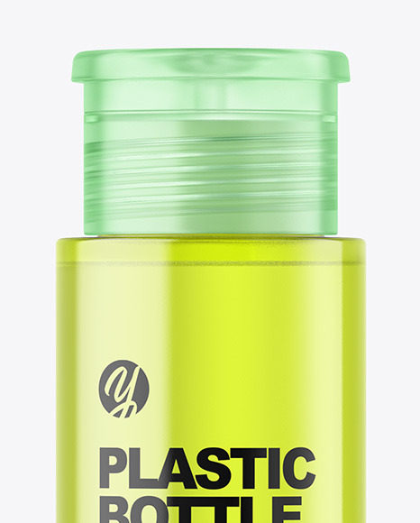 Color Plastic Cosmetic Bottle Mockup PSD #4